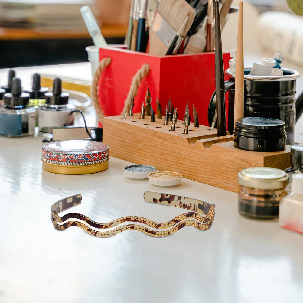 

2 шт., обручи для волос, смоляная U-образная зубчатая повязка на голову для мытья лица, макияжа, душа, для женщин, повседневного использования, легкий, гибкий, удобный