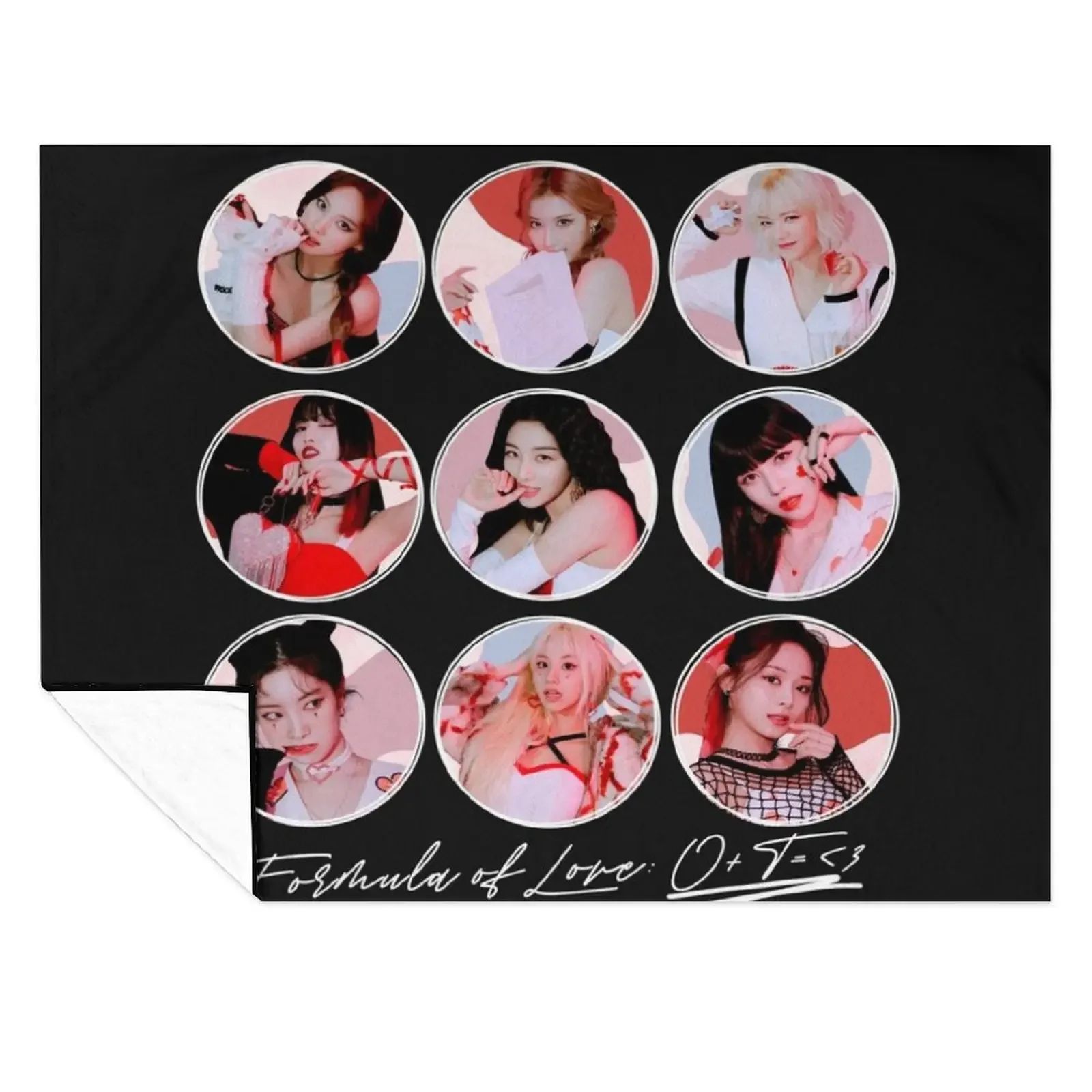 

twice formula of love scientist girlgroup kpop Throw Blanket Thins Sofas Baby halloween Blankets
