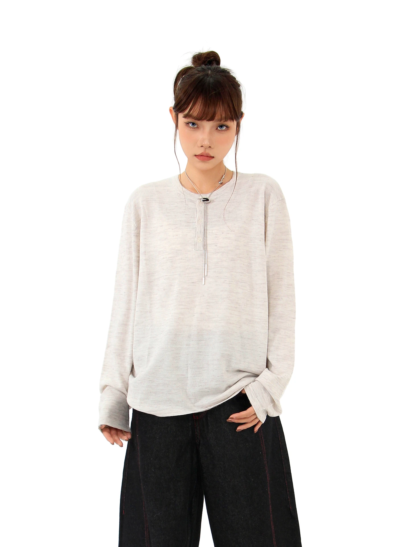 

Мужская дышащая футболка Hygge Chen из смесового льна с длинным рукавом, повседневная, свободного кроя, для весеннего сезона, удобная для поездок на работу, универсальная базовая модель