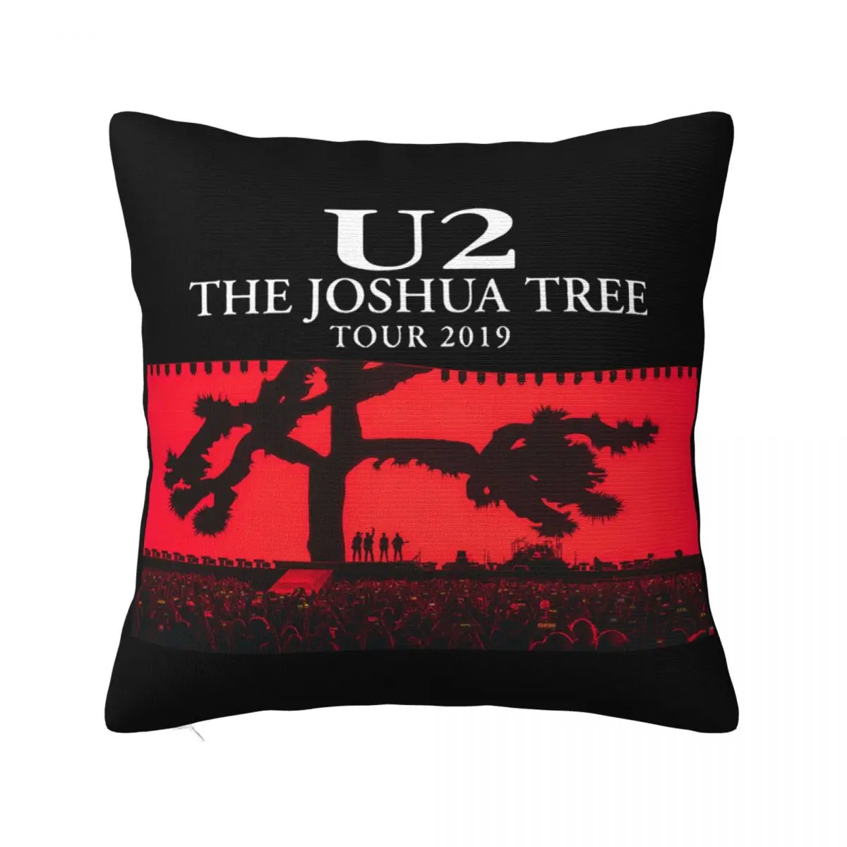 U2 The Joshua Baseball Tree Tour 2019 Hats Merch Pop Australia Music Concert Legend High Quality Hot Fitness Pillow Case