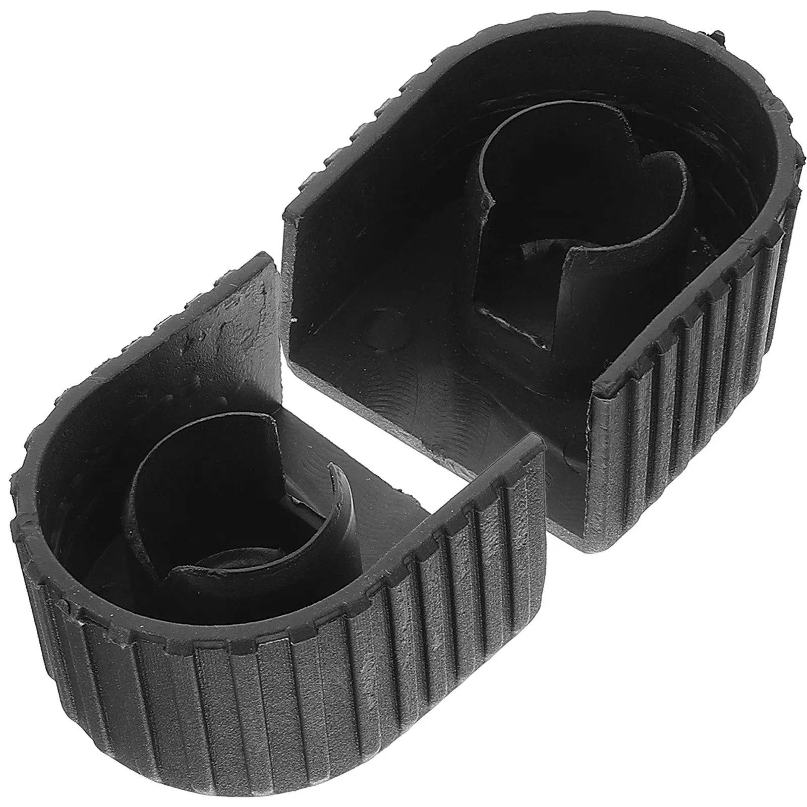 2Pcs Aluminum Alloy Ladder Protective Caps Thickened Plastic Covers Telescopic Ladder Accessories Replacement End Pads