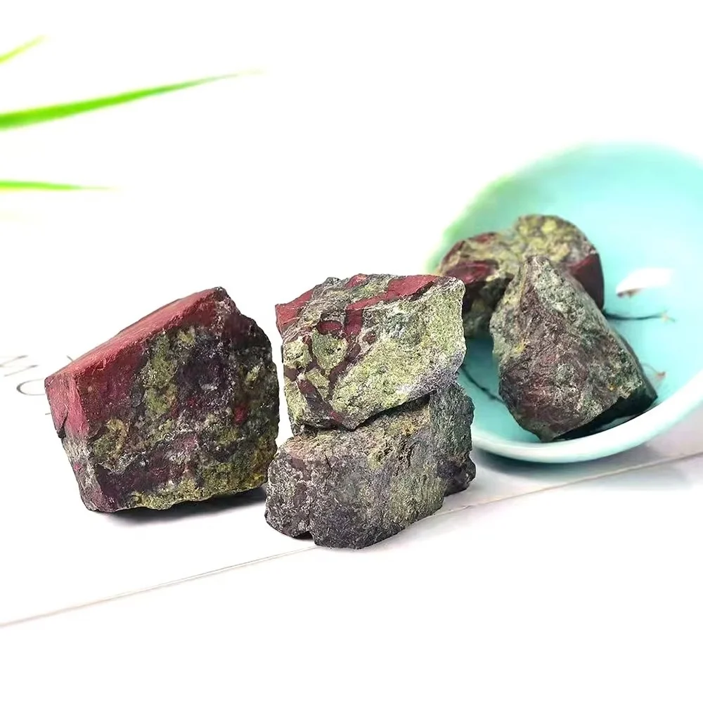 Wholesale dragon bloodstone mineral specimen degaussing crystal aromatherapy stone diffuser stone