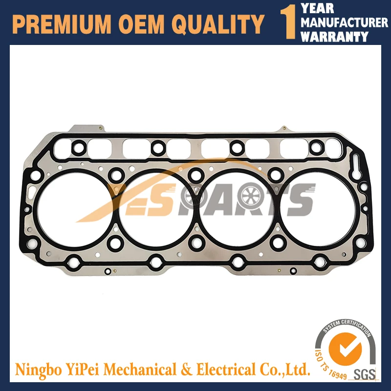 For Yanmar 4TNV106 4TNV106T Head Gasket YM123907-01350 123907-01350