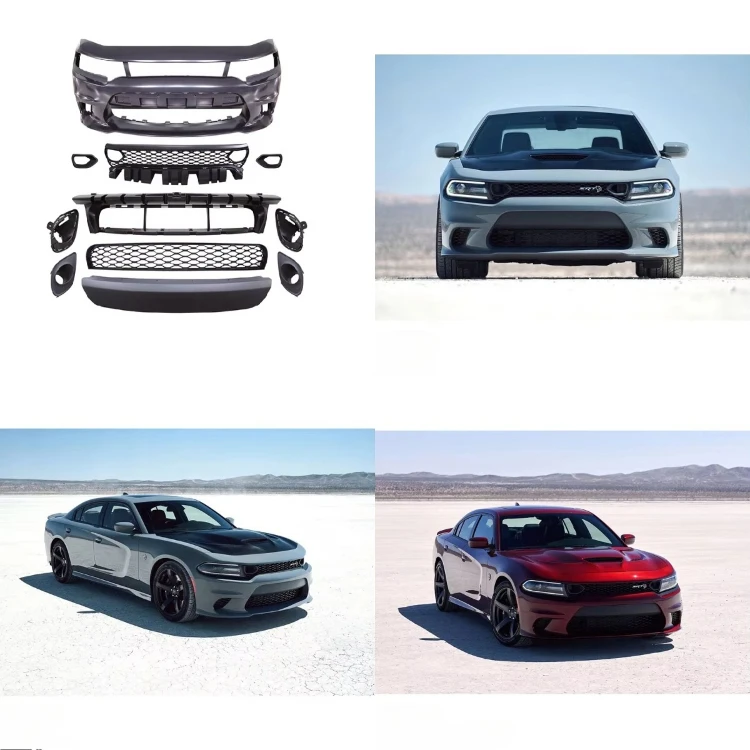 

Комплект обвеса для автомобиля в стиле Hellcat: передний бампер с отверстиями для фар для Charger 2019+