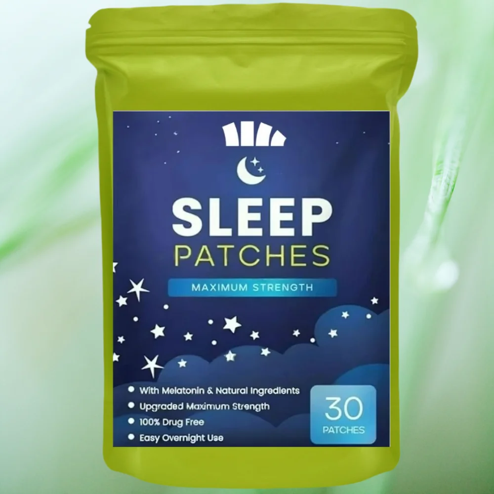 30 Parches para Dormir para Adultos, Parches de Apoyo para el Sueño Extra Fuertes para Hombres y Mujeres, Mejoran el Sueño en General
