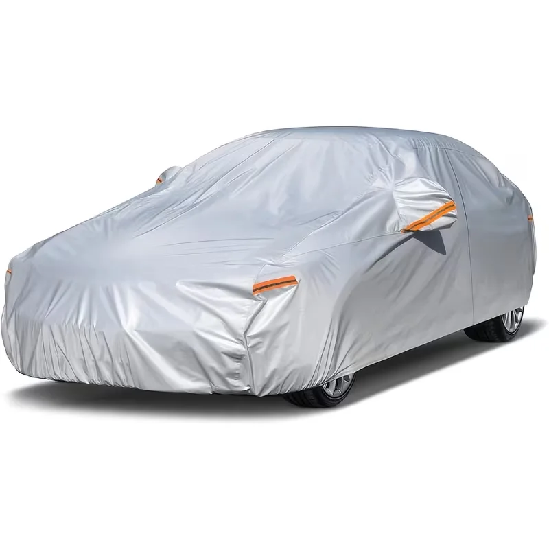 

Multi-layer car waterproof all-weather car cover, fully covers the vehicle outdoors, protecting from rain, sun and UV rays
