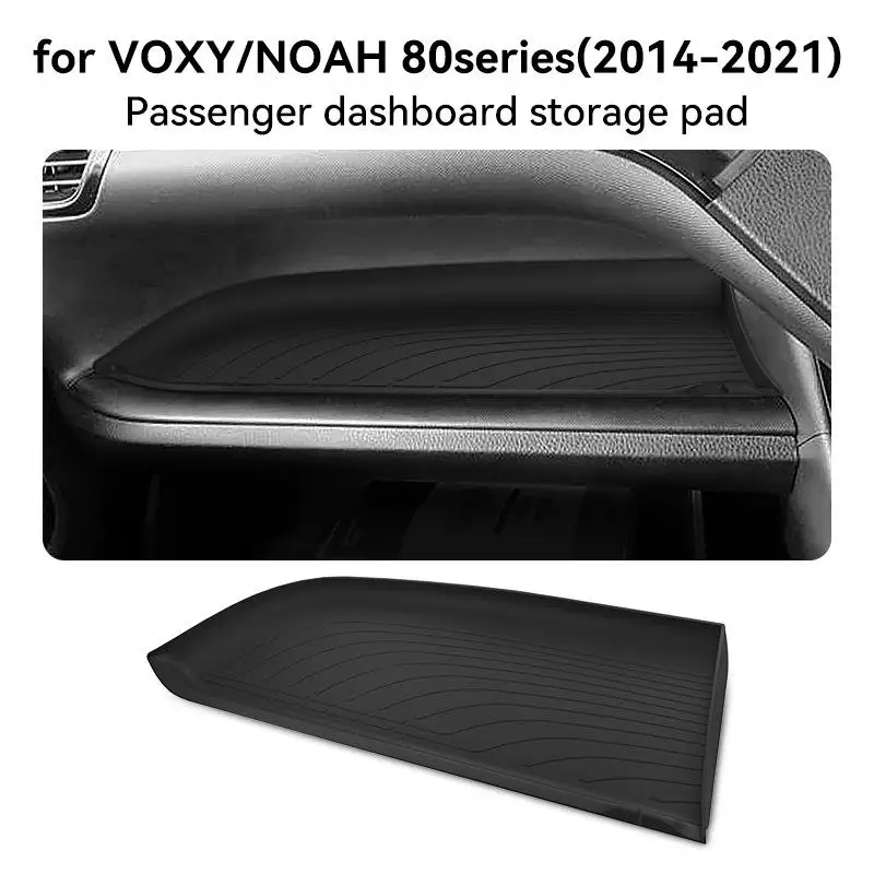 

Для Toyota Voxy/NOAH 80, лоток для центральной консоли, силикон высокой плотности, нескользящий дизайн, многоместное место для хранения, термостойкий, простая установка