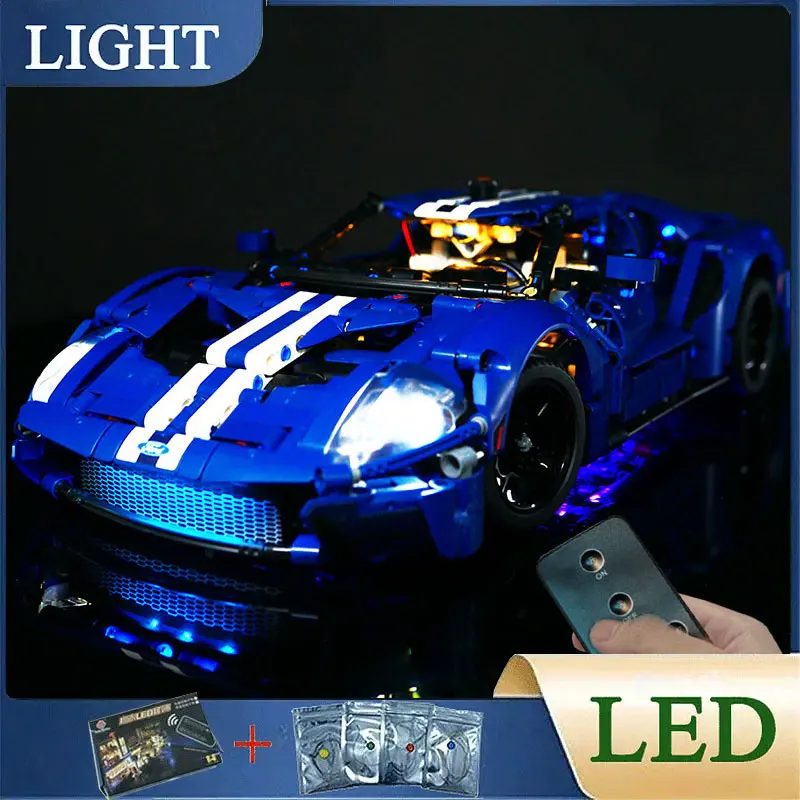 DIY LED Light Kit For LEGO 42154 Fords GT Super Sports Car Building Block Set(Only LED Light,Without Blocks Model)