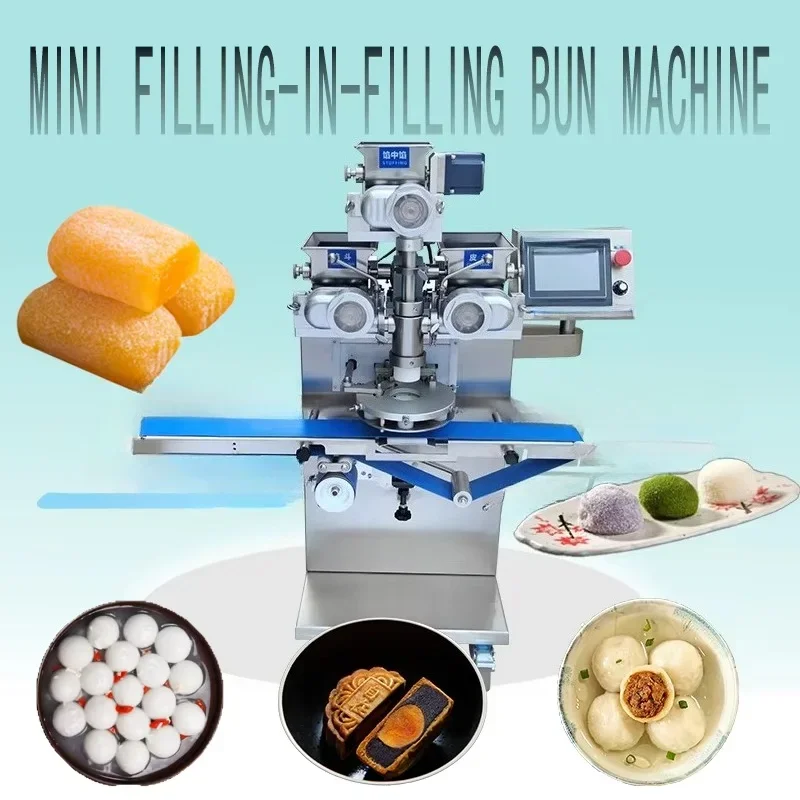Customized Stuffing Encrusting Machine Multifunction Food Filling Machine Bread Bun Pastry Encrusting Equipment