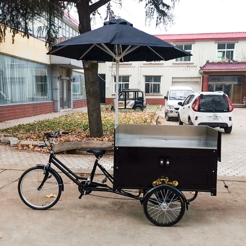 

Electric three-wheel stall snack car food food truck mobile stall takeaway car Internet celebrity multi-functional barbecue