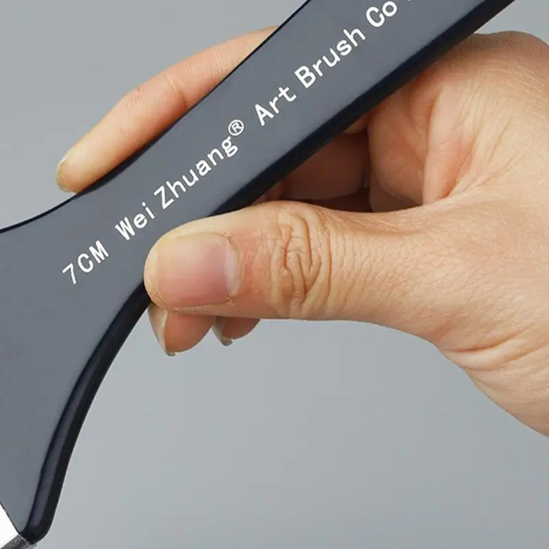 w91a 아티스트 플랫 페인트 브러시 대형 세탁 브러시 나일론 헤어 게소 바니시 페인팅