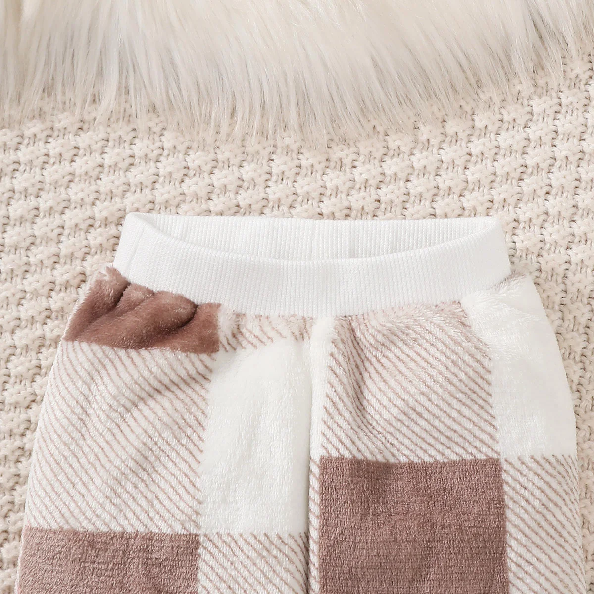 طفل الفتيان والفتيات الشتاء أفخم الملابس مجموعة طويلة الأكمام منقوشة أعلى + السراويل 2 قطعة الملابس الدافئة وتتسابق ل 3-24 أشهر طفل صبي