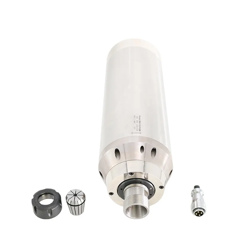 High Precision High Speed Low Noise Low Vibration Water Cooled 7.5KW Spindle Motor For Stone Cutting
