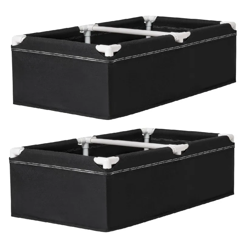 AEE4-Winter Plant Growing Bed Bag Support, Non-Woven Fabric Garden Bed, Vegetable And Flower Garden Planting Box Bag 2 Pieces