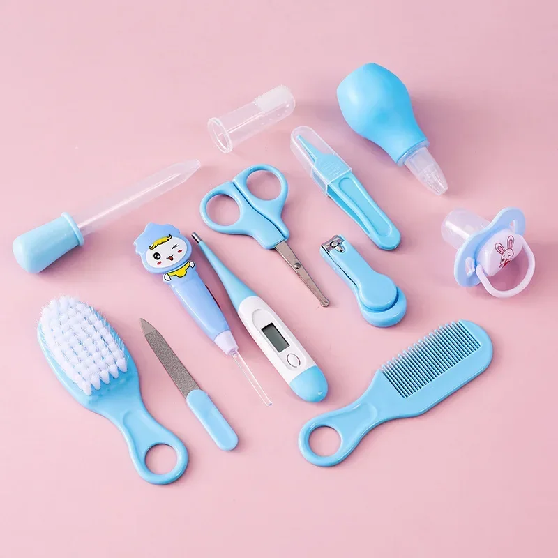 conjunto-de-cuidados-para-bebes-com-12-pecas-conjunto-de-escova-e-cortador-de-unhas-seguro-para-alimentos-nao-toxico-facil-de-limpar-medicamentos-para-bebes