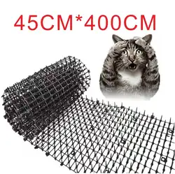 Gartenarbeit Katze Scat Matten Prickle Net Spike Abschreckung Abweisend Matte Anti Katze Hund Halten Katze Weg Graben Klettern Zaun Haustiere versorgung