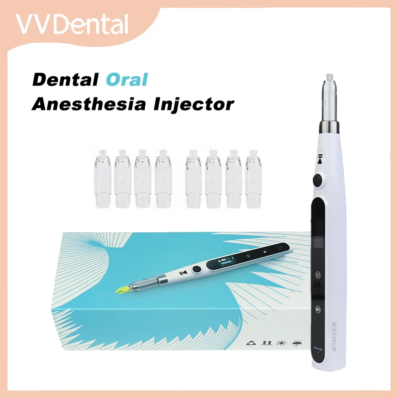 Dental Oral Anesthesia Injector Portable Painless Electric Wireless Local Anesthesia Pen with LCD Display Dentistry Clinic Tools