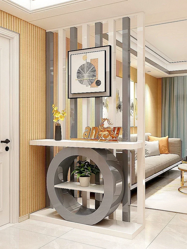 

Изысканная перегородка, встроенная перегородка в скандинавском стиле, роскошная лаковая перегородка для крыльца, фэн-шуй, прочная перегородка для гостиной