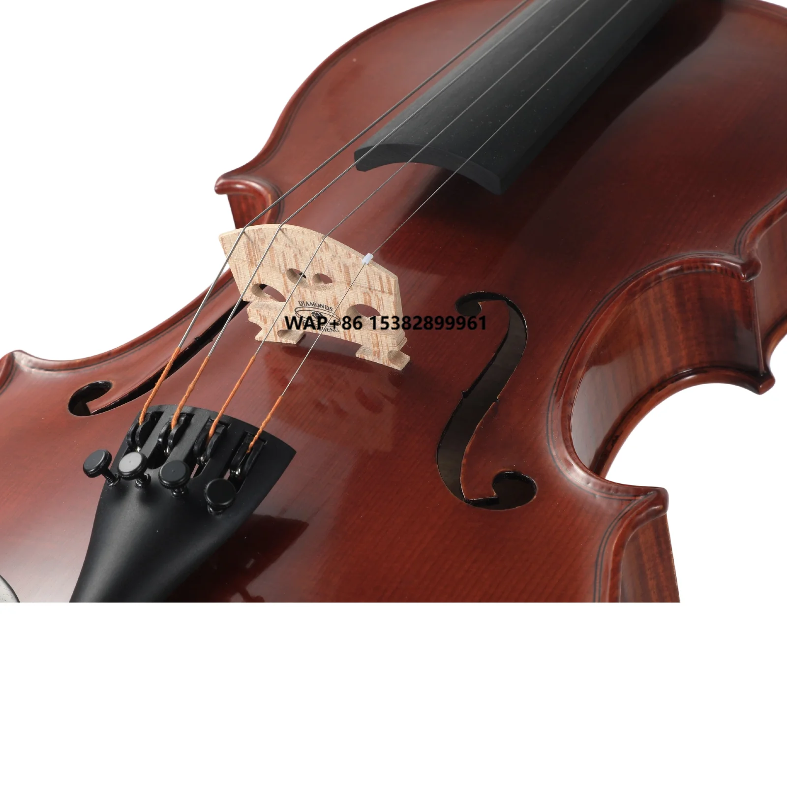 

4/4 Full Size Artisan Concert Violin: Aged European Tonewoods, Inlaid Purfling, Professional Bridge Setup | Case & Bow Included