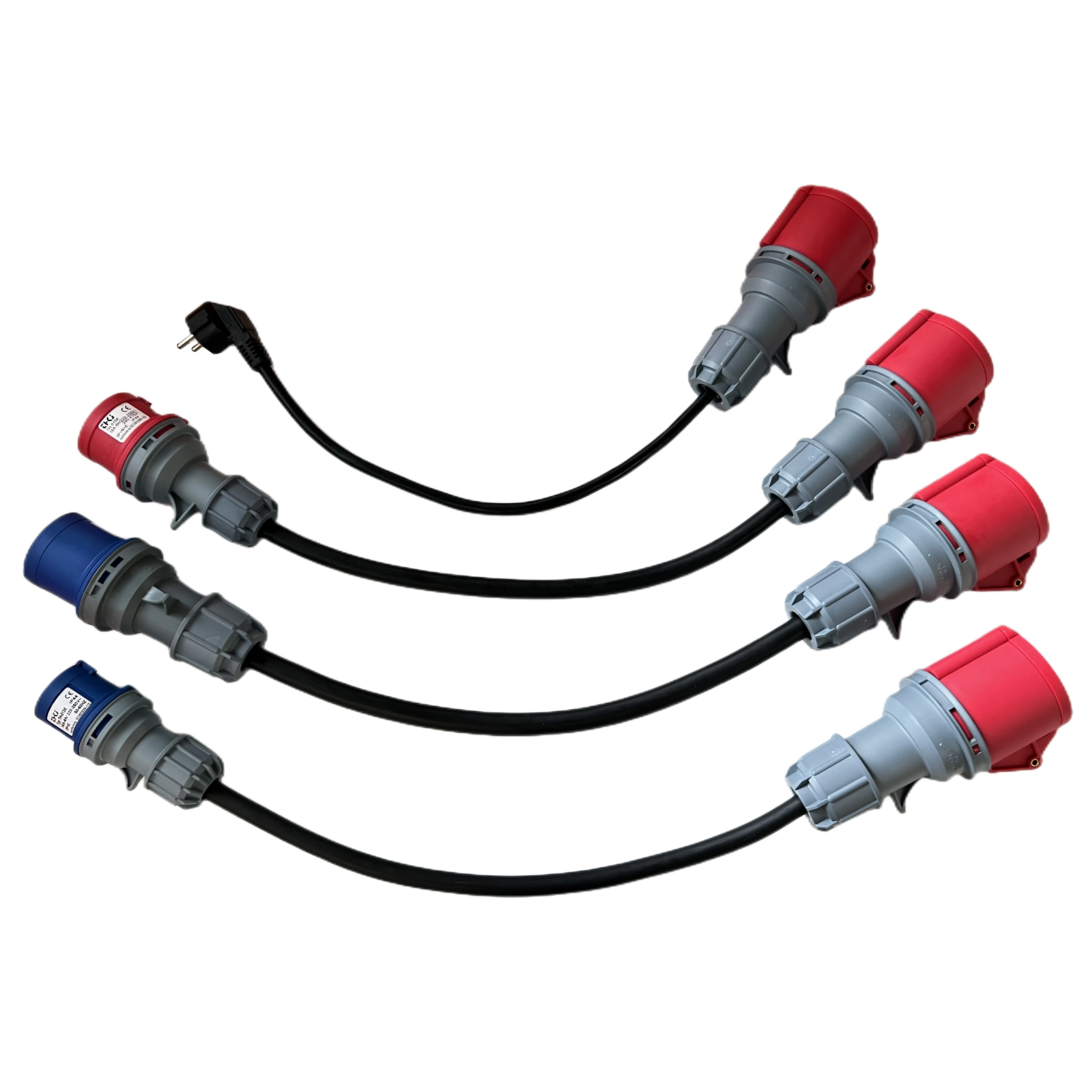 

Adapter Cable EV Charger 5M 32A 16A Single Phase Three Phase EV Charging Cable