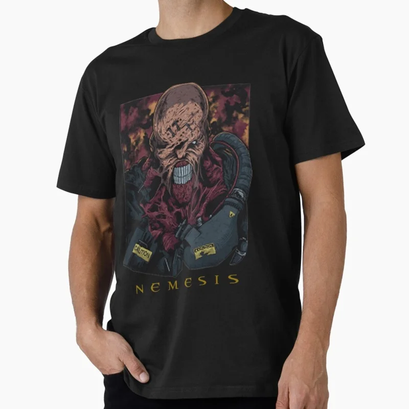 Evil 3 Nemesis 90s Resident Evil Horror Survival Game T shirt Unisex Gamer Tee Short Sleeve Graphic clothes All Size S-6XL