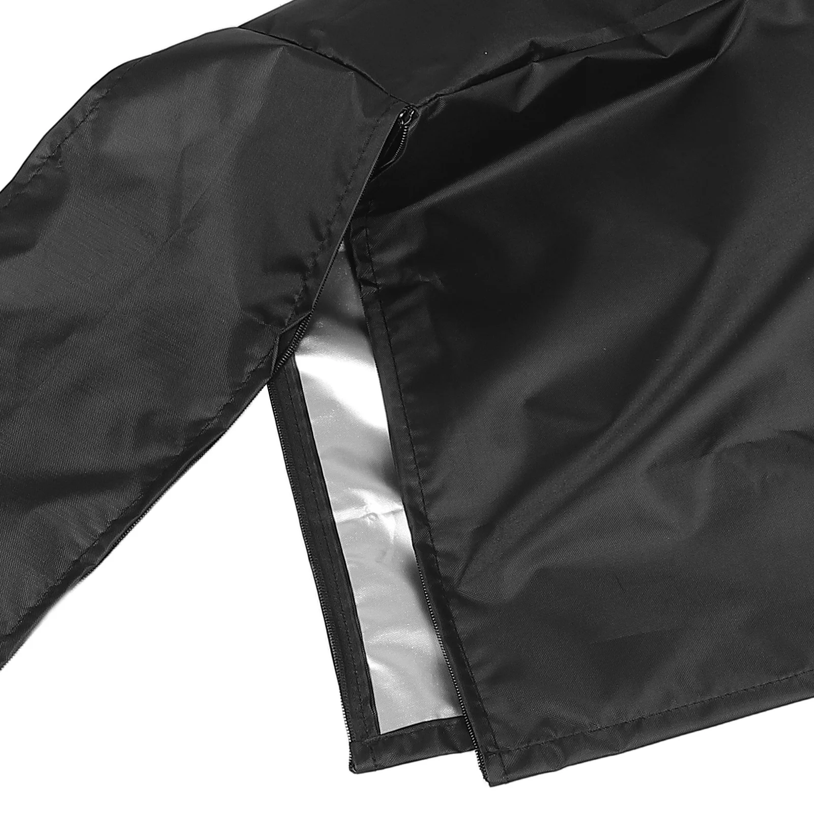 Black Desktop CPU Cover Waterproof and Dustproof Protector for Mid-Tower Computer Host with Zipper Modern Minimalist Design