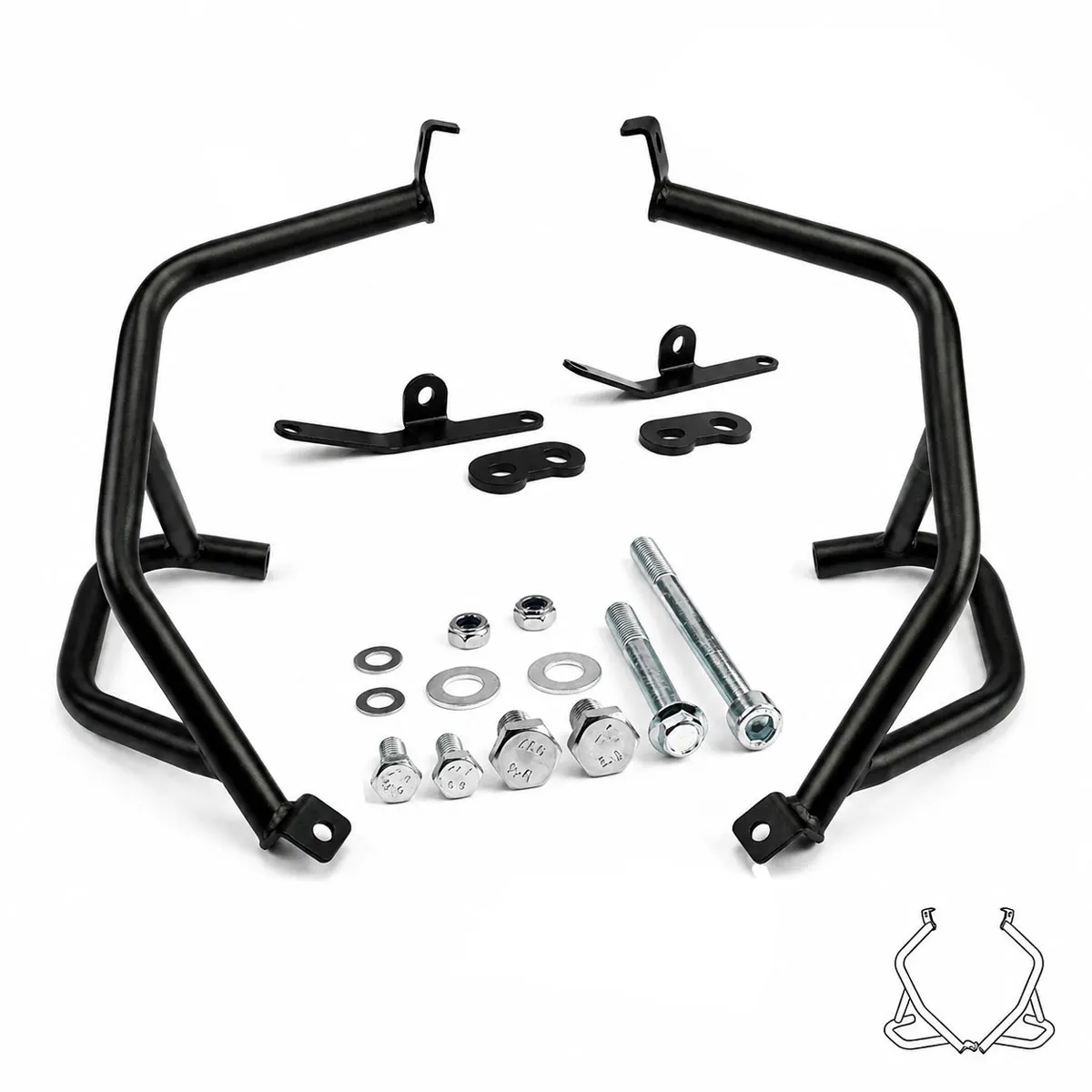 Motorcycle Crash Bar Engine Guard for Kawasaki Ninja 400 Ninja 250 2018-2026 Frame Bumper Stunt Cage Protector ninja400 ninja250