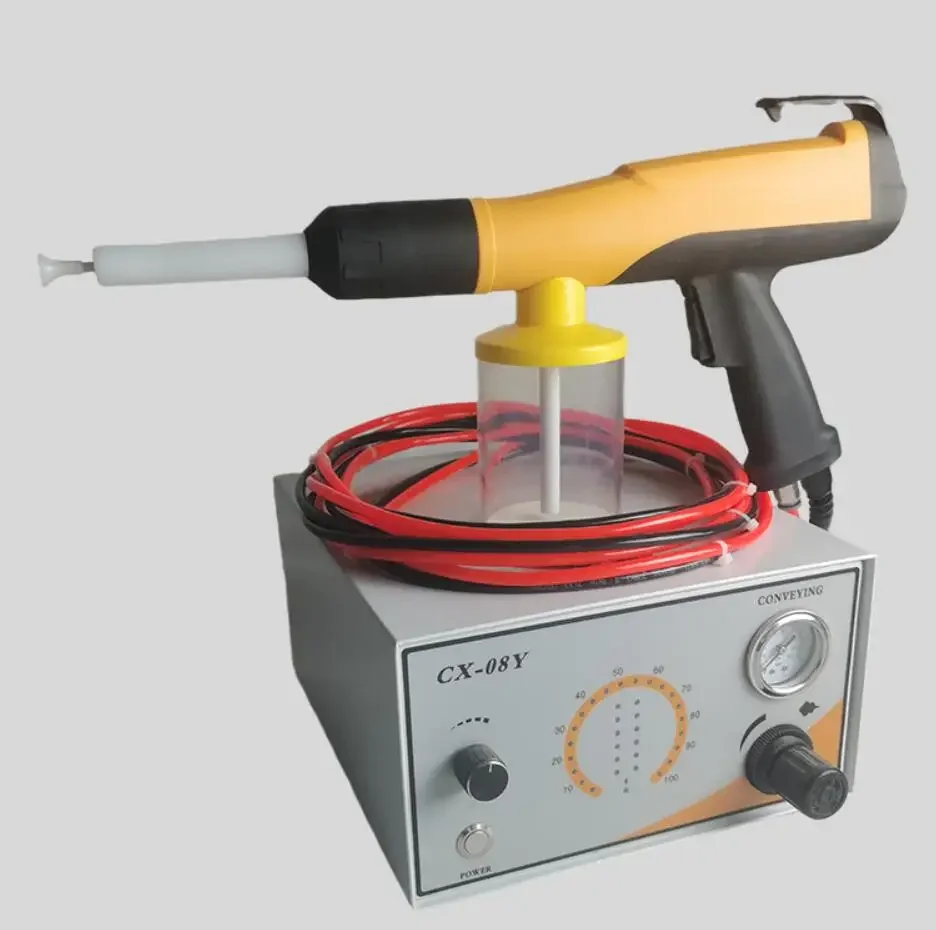 Experimental Testing Electrostatic  Powder Coating system machine Spraying Gun  Equipment