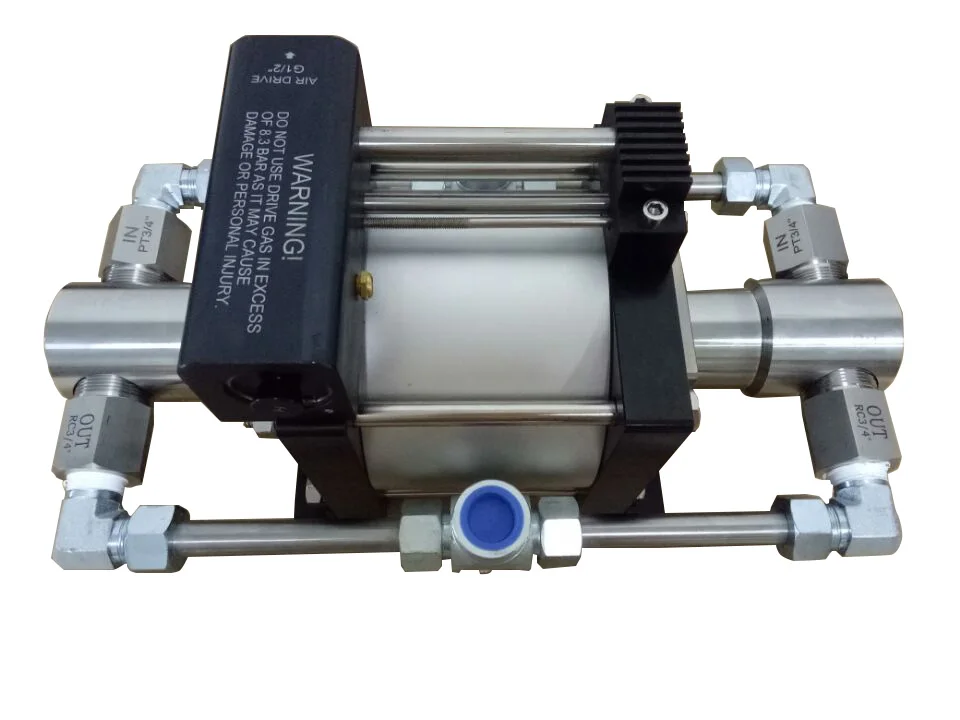 USUN Brand Model: AT16  50- 120 Bar High  Flow Double Action  Pneumatic Hydro test Pump