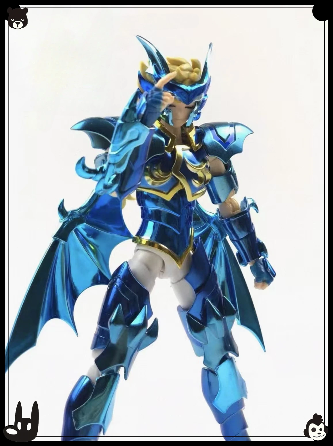 

In-stock Star Six Sacred Beasts Style | Saint Seiya Style Myth Cloth EX Model | 15th Anniversary Blue Collectible Anime Action
