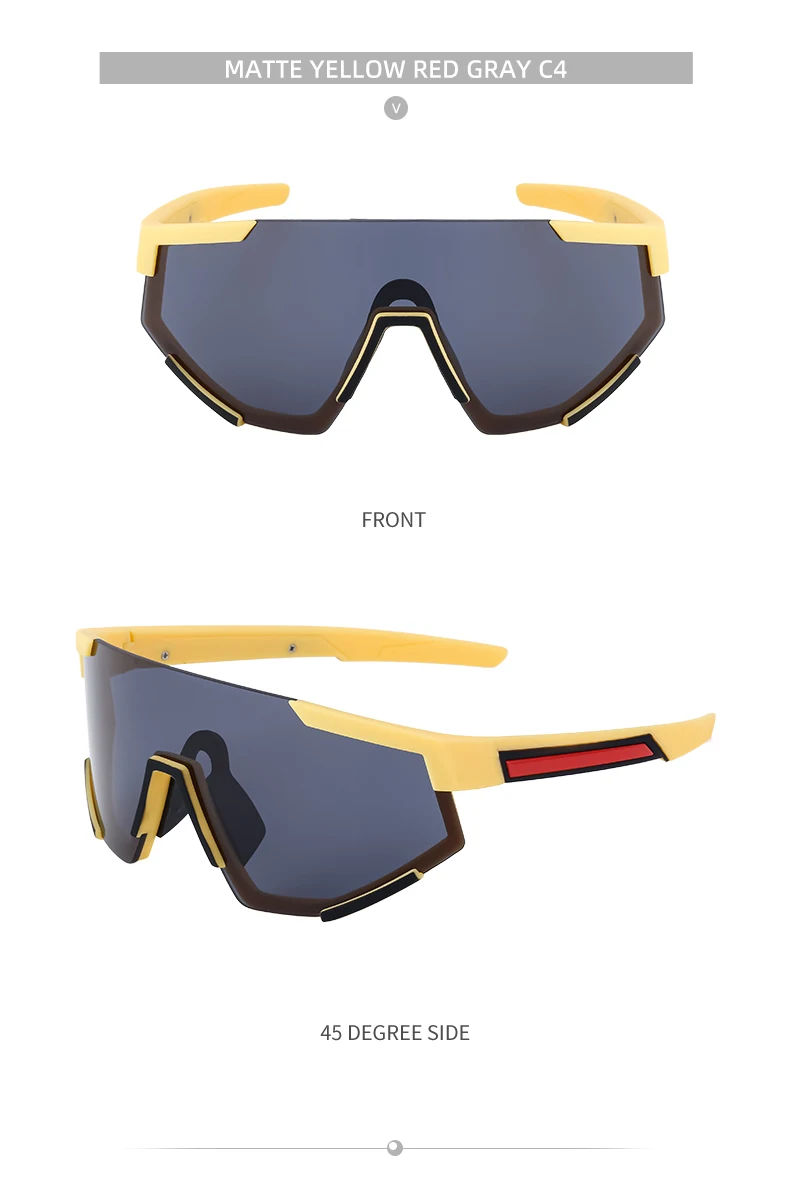 Übergroße quadratische Sport-Sonnenbrille für Damen und Herren 2026 – Luxusmarke, einteilige Punk-Sonnenbrille für Damen, Masken-Brille – Detail 18