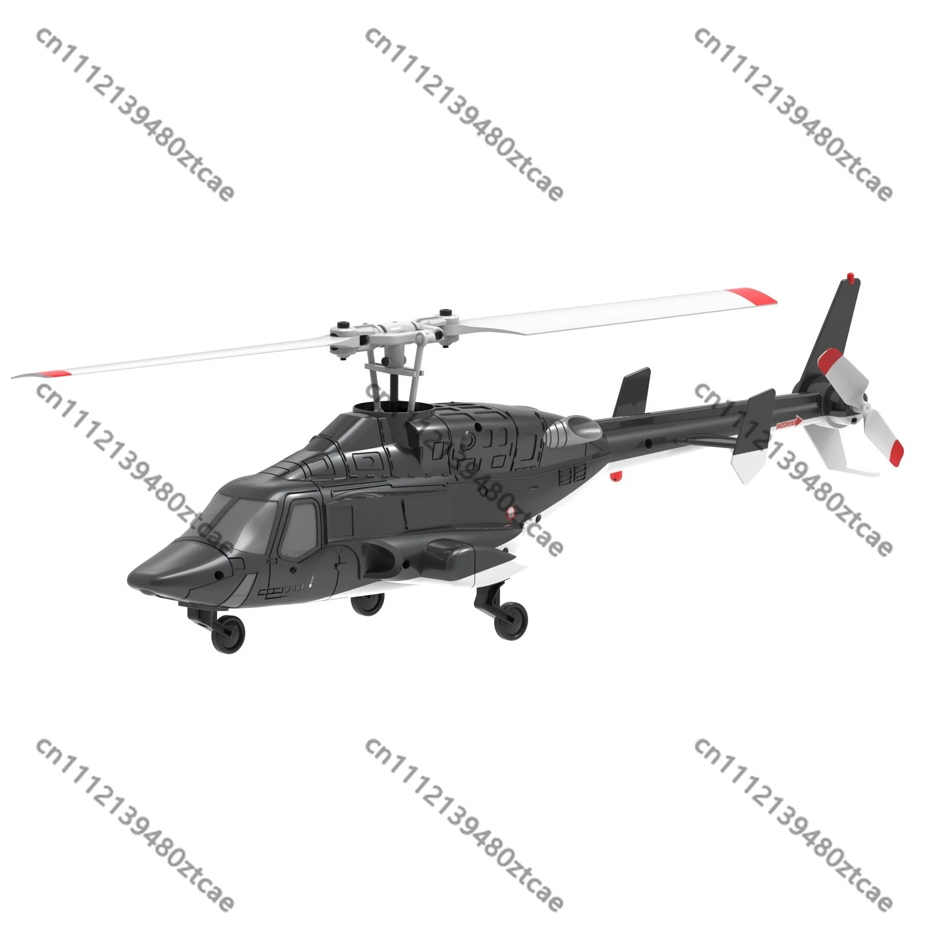 2.4Ghz A61 RC Airplane 4Channel Military Style Helicopter Optical Flow Positioning Realistic Scale Model Hobby Toy