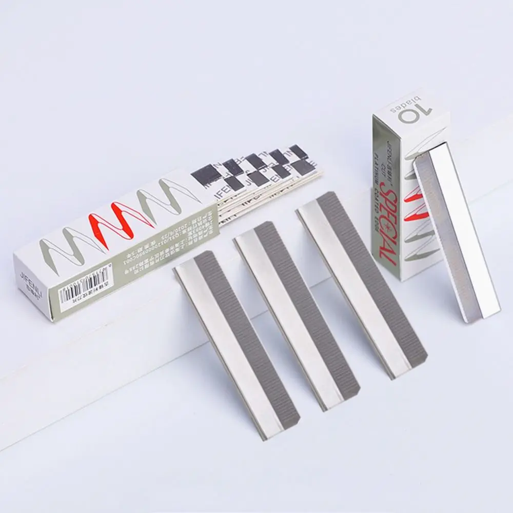 30pcs Durable Beauty Tool Stainless Steel Eyebrow Pencil Trimmer Brow Tattoo Razor Blade for Permanent Makeup