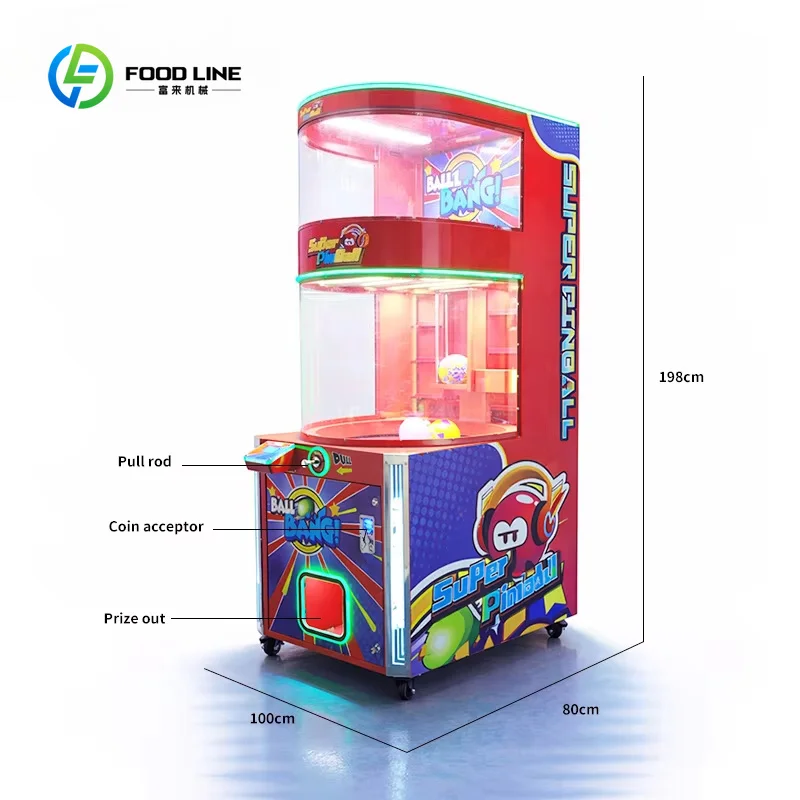 Customized High Quality Pinball Machine Arcade Equipment Coin Operated Free Customization Gift Game Machine for Amusement Park
