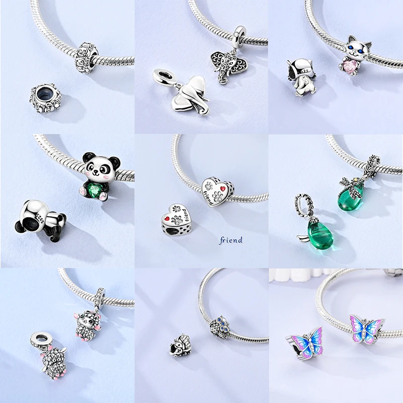 Hot Travel Airplane Camera Charms 2026 Suitcase Love Travel Life Bead 925 Sterling Silver Fit Bangle Bracelet Necklace Jewelry view 5