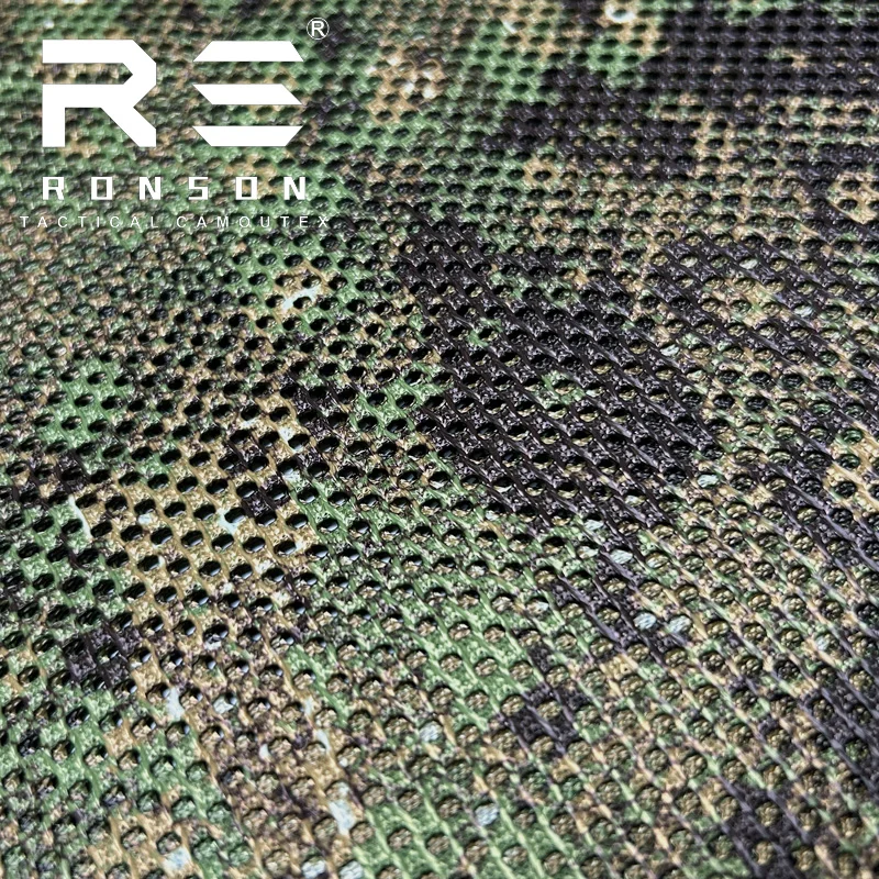 Mesh fabric 230gsm PENCOTT GREENZONE camouflage fabric tactical tricot fabric mesh for printed