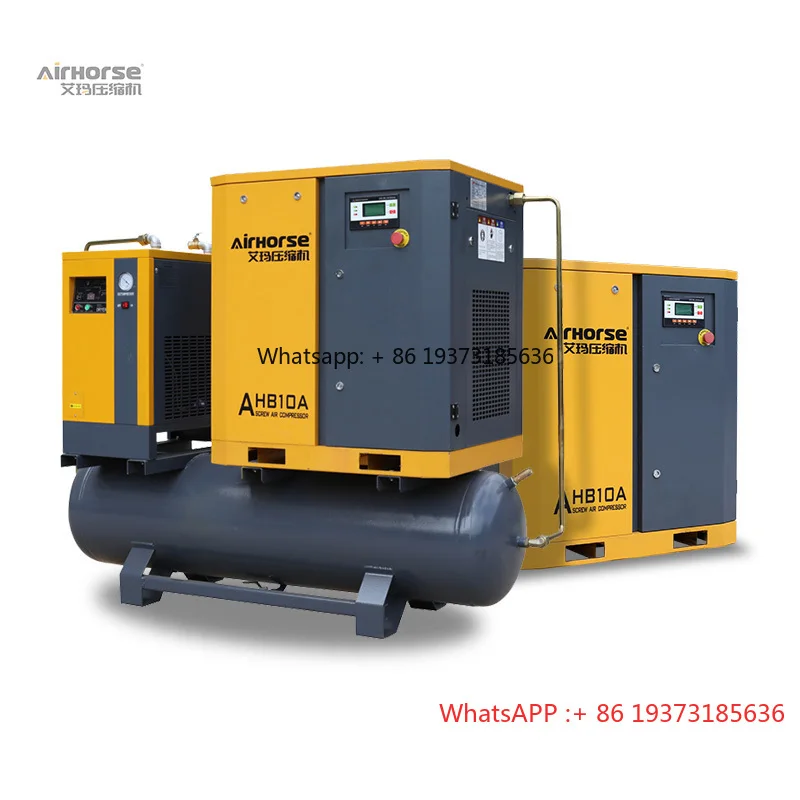 Best Price Superior High Quality Belt Driven 8 bar 20hp Screw air Compressor 15 kw