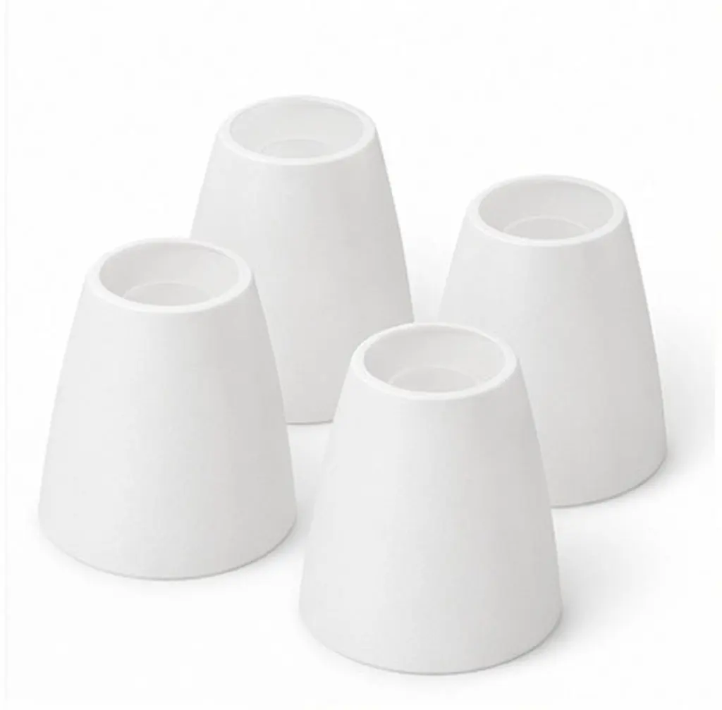 4 Pcs Lamp Shade Small Lampshade Kit Bathroom Light Shades Floor Replacement White for Table