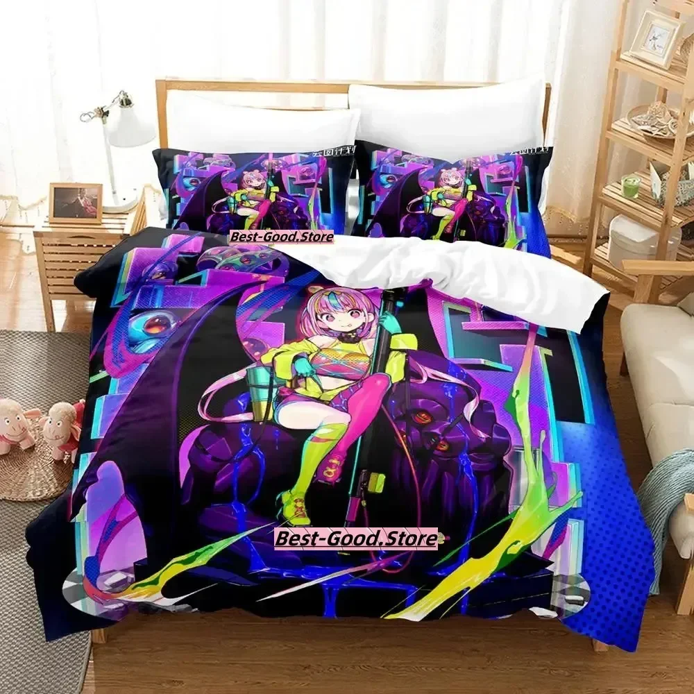 

2023 Girls Frontline Project Neural Cloud Bedding Set Single Twin Full Queen King Size Bed Set Adult Kid Bedroom Duvetcover Sets