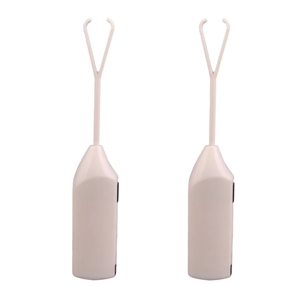 

2 Pcs Electric Egg Beater Whisk Milk Frother Plastic Handheld Coffee Kitchen Drink Mixer