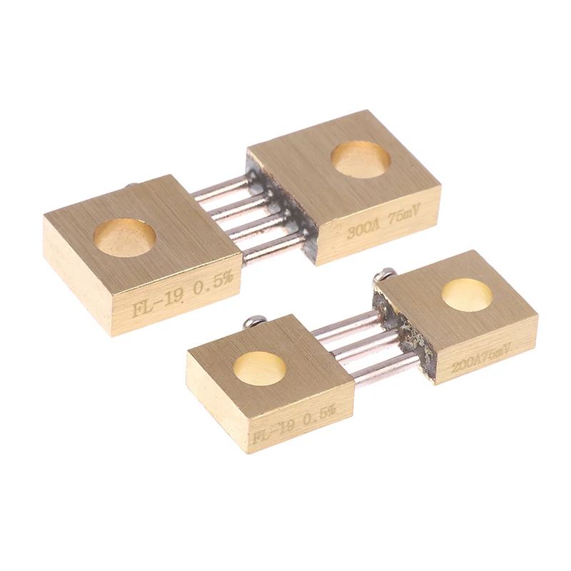 FL-19 Shunt 300A 200A 100A 75mV DC Ammeter Shunt Resistor For Digital Voltmeter Current Meter