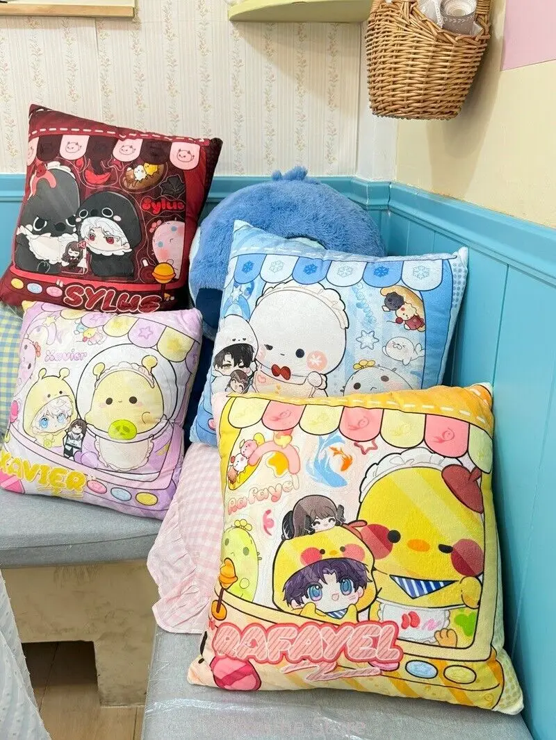 Anime Game Love and Deepspace Rafayel Sylus Caleb Zayne Kawaii Cosplay Soft Backrest Cushion Throw Pillow Fans Gift