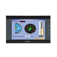 Coolmay 5 inch hmi plc all-in-one 12 DI 12 DO transistor Integrated HMI PLC Controller 4-20 mA  machine Industrial Monitor