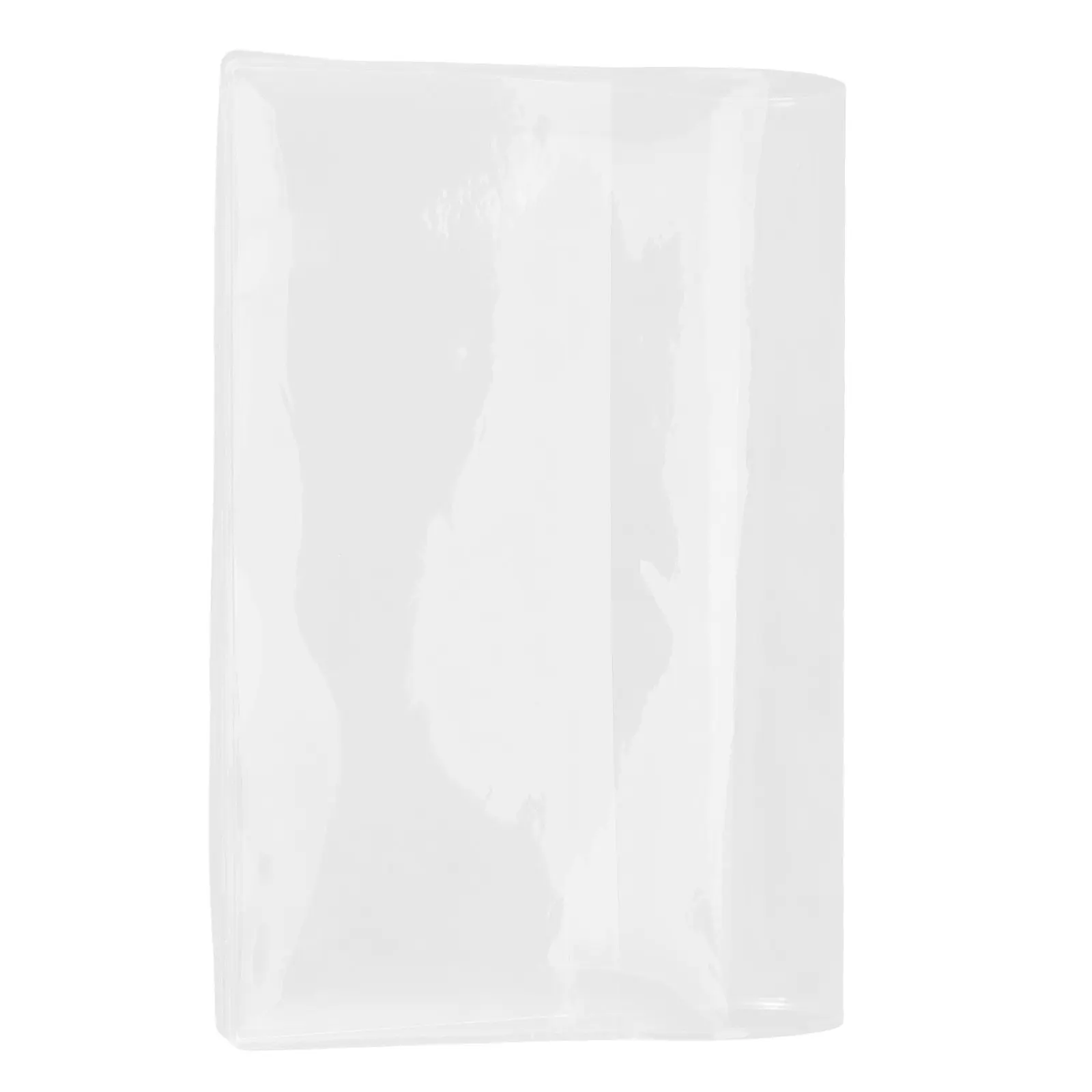 

A6 Transparent PVC Book Cover Sleeve Planner Protector for Loose Leaf Notebook Textbook Diary Journal Scrapbook Refillable