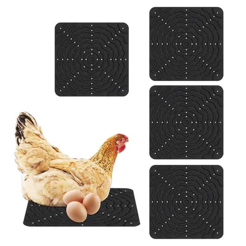 

Chicken Coop Nesting Pads Hen Nesting Box Bedding 4X Washable Silicone Soft Elastic Bedding For Laying Roosting Brooder Chicks