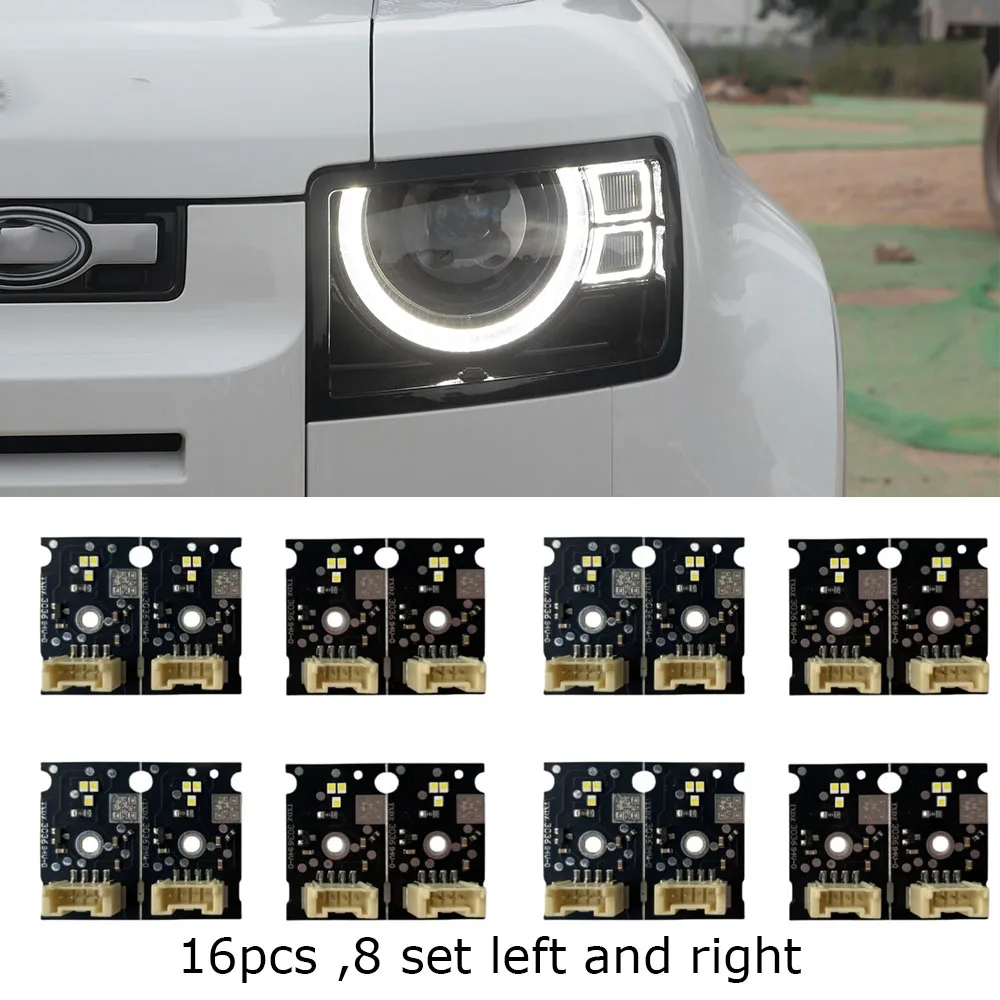 

Wholesale 16X White Lightsource Daytime Running Light Boards For 2020-2022 Land Rover Defender LED Headlight DRL CML-G5M3 5120-1