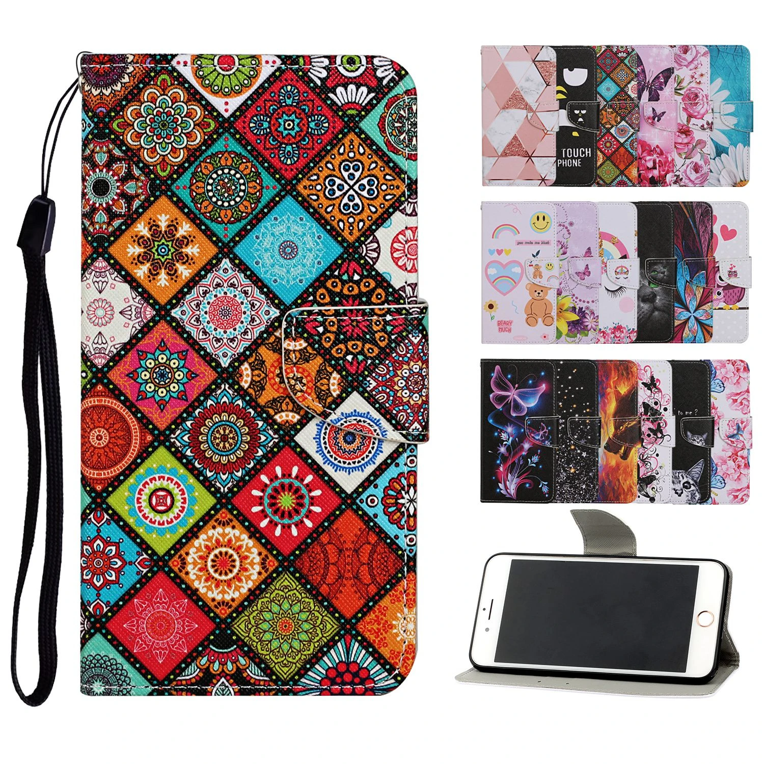 Capa Flip Leather Case On For Redmi Note 8 8T 9 9S 7 Pro Max 9A 9C 8A 7A 10 Phone Wallet Card Holder Stand Book Cover Coque