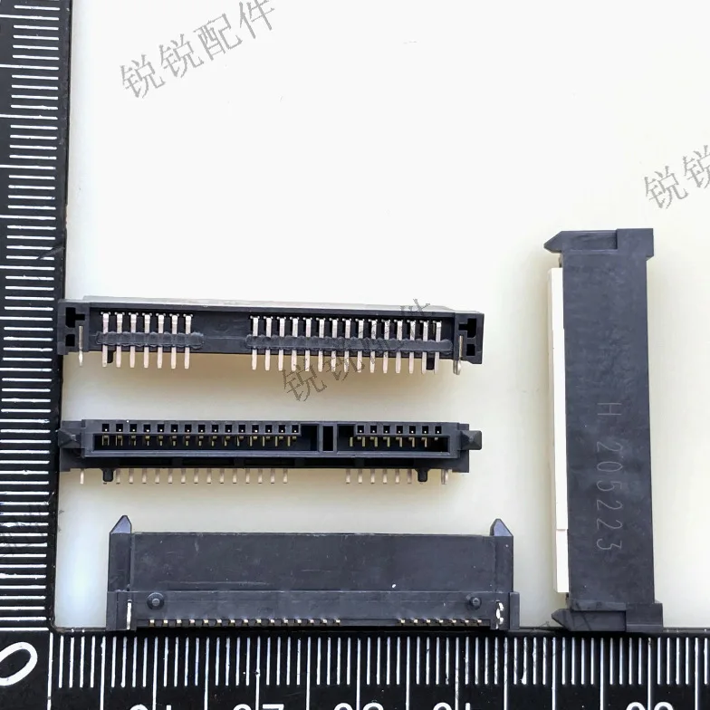 For SATA 7P + 15P female DIP in-line SATA SSD connector, on-board interface socket H5.0