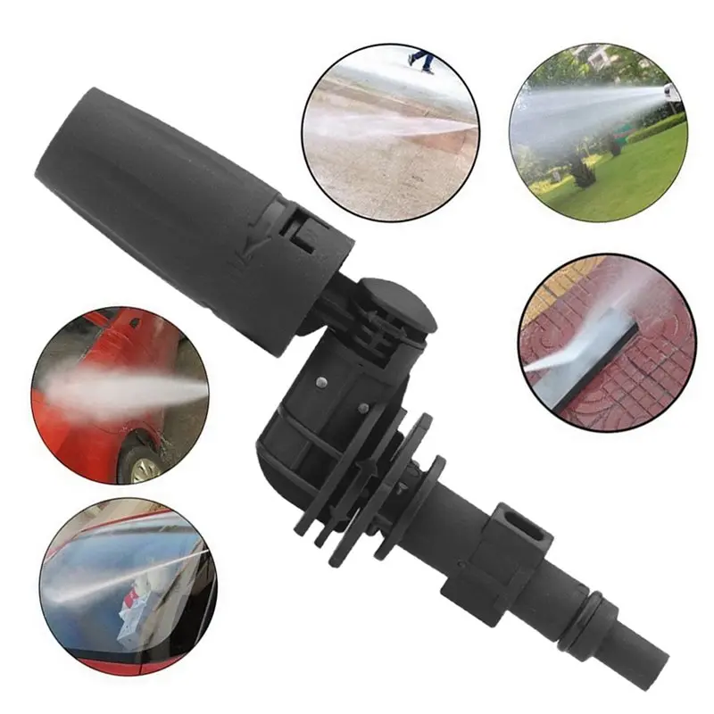5X High Pressure Water Gun 360° Degree Rotating Nozzle Can Be Fanned Or Straight Water Jet For Lavor For Washing Car