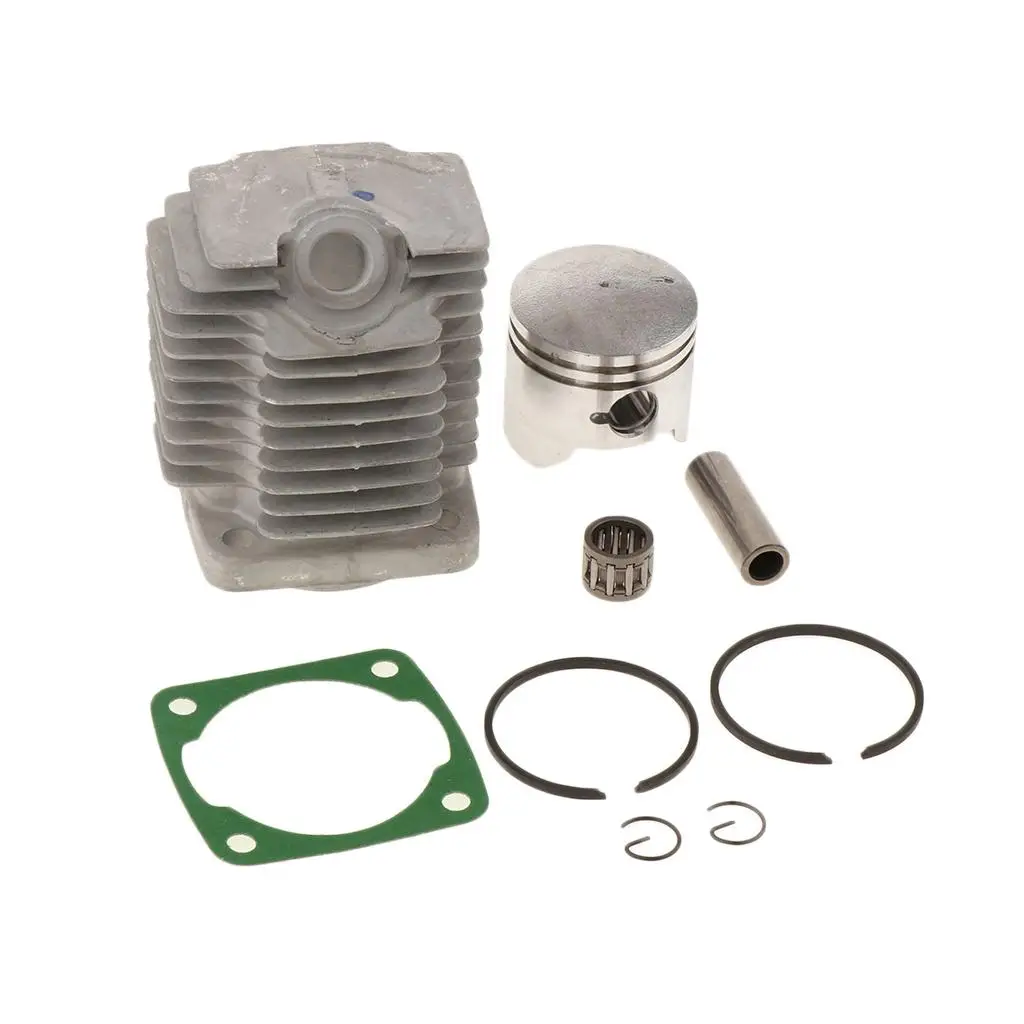 Kit de piston de tête à intervalles avec anneaux, clips de goupille pour moteur 2 temps 49cc, moto RL Pocket D343, vélo